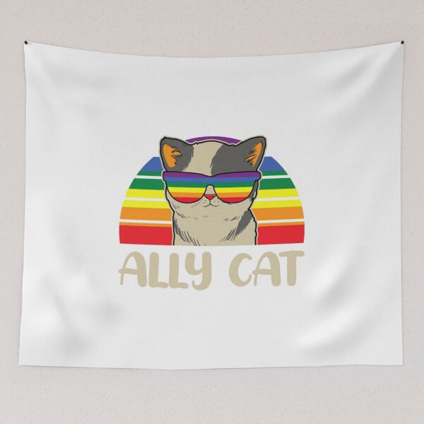 Item preview, Pride Allyship Cat  designed and sold by Design99Hill.