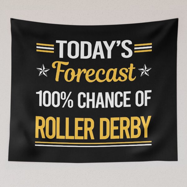 Item preview, Funny Today's Forecast Roller Derby Skating Skate Skater designed and sold by TroyaBrewer.