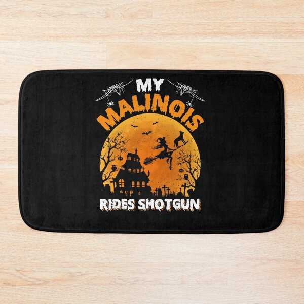 Item preview, MY MALINOIS RIDES SHOTGUN MALINOIS DOG HALLOWEEN designed and sold by sobriowslen.