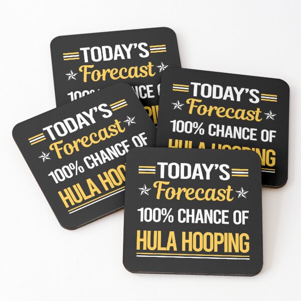 Item preview, Funny Today's Forecast Hula Hooping designed and sold by TroyaBrewer.