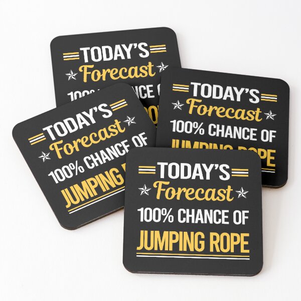 Item preview, Funny Today's Forecast Jumping Rope Jump Skipping Rope designed and sold by TroyaBrewer.