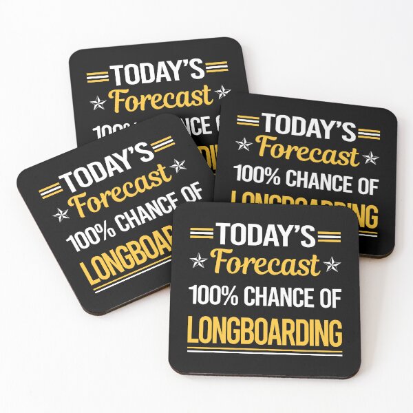 Item preview, Funny Today's Forecast Longboarding Longboard Longboarder designed and sold by TroyaBrewer.