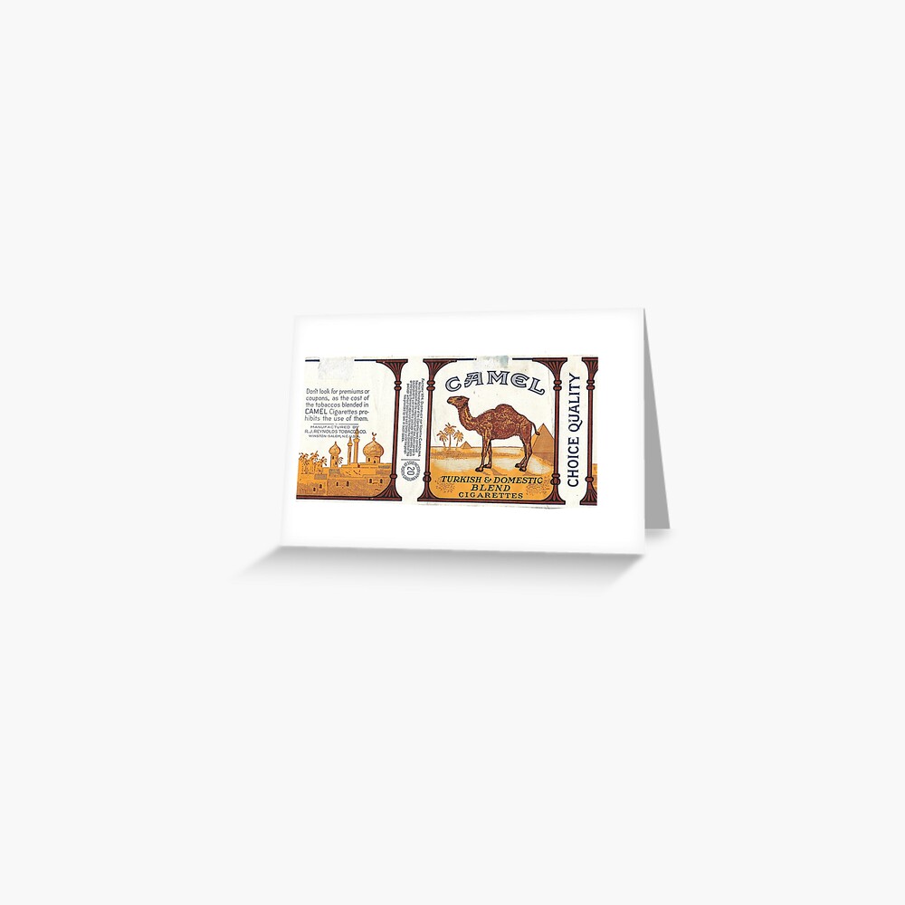 free camel cigarette coupons Vintage Camel Cigarette Pack