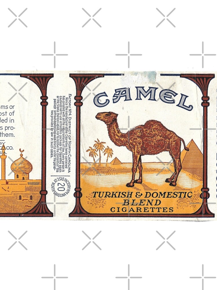 Vintage Camel Cigarette Pack A Line Dress