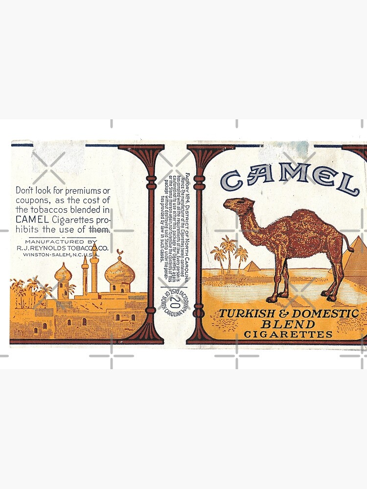 Vintage Camel Cigarette Pack Hardcover Journal