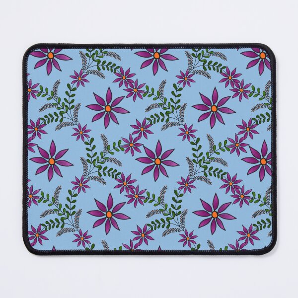 Item preview,  Floral Pattern with very soft blue background  designed and sold by ashu-art-.