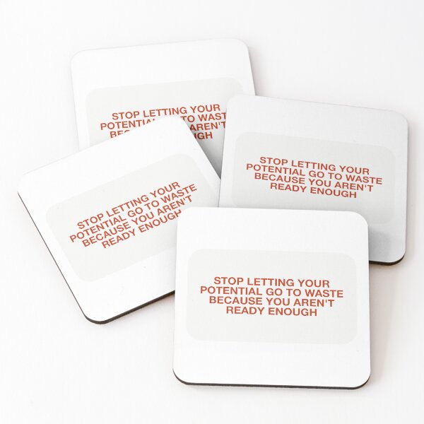 Item preview, STOP LETTING YOUR  POTENTIAL GO TO WASTE BECAUSE YOU AREN'T READY ENOUGH designed and sold by pmdz.