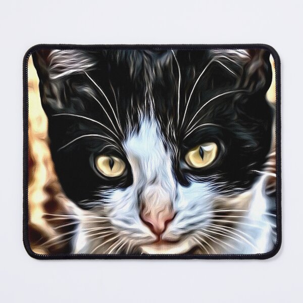 Item preview, Digital portrait of a disapproving cat designed and sold by thalasson.