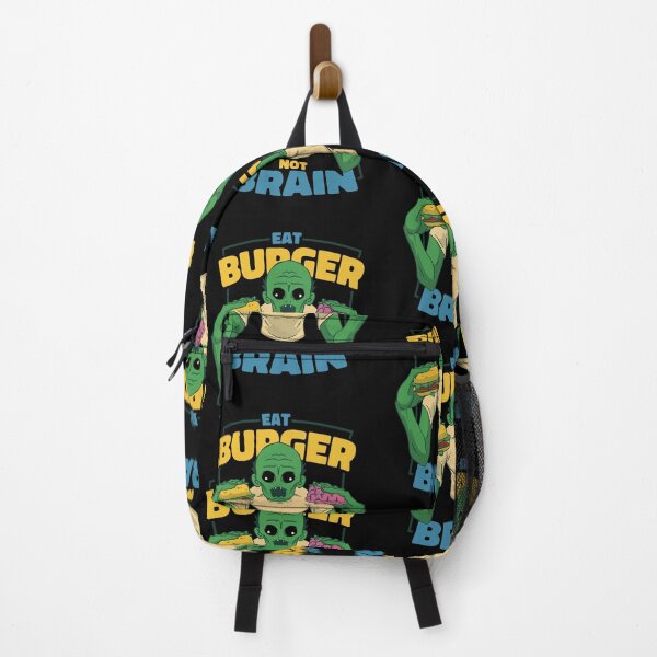 Item preview, Eat Burger Not Brain Funny Zombie Eating Brain And Burger designed and sold by SereneSouls.