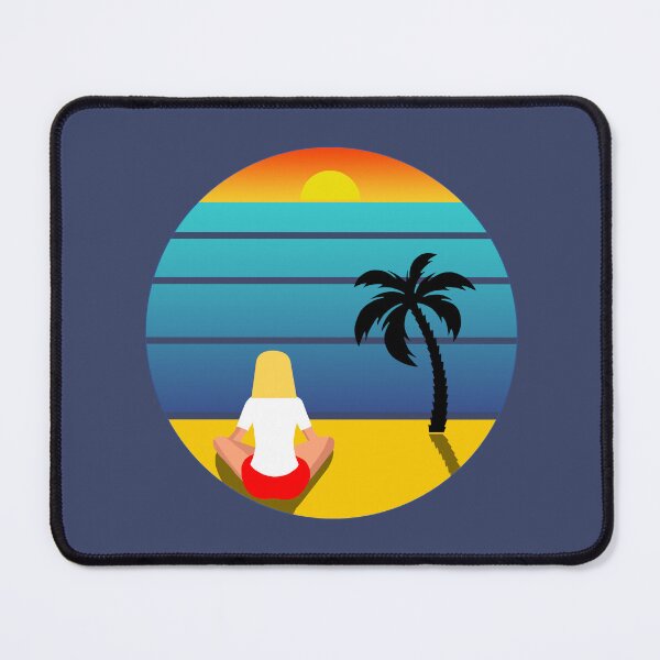 Item preview, Woman on a beach watching the sunset v2 designed and sold by Twenty Twenty Visions.