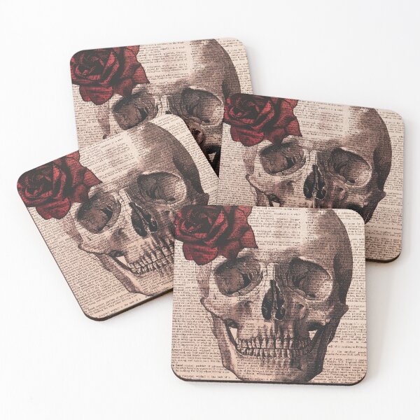 Item preview, Skull on Paper designed and sold by Jiksy.