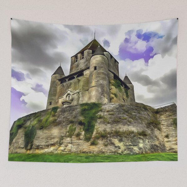 Item preview, Tour de César - Cesar Castle (Painting) designed and sold by cmphotographs.