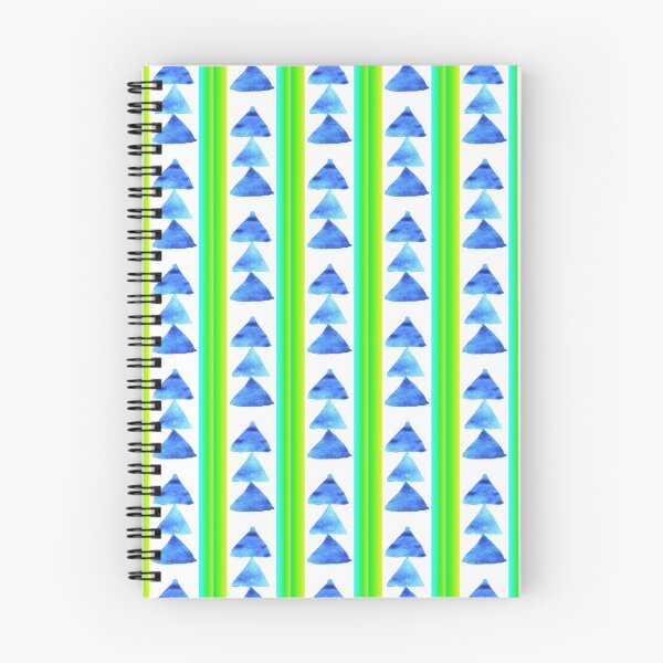 Item preview, Blue triangle pattern (painted) designed and sold by lausn.