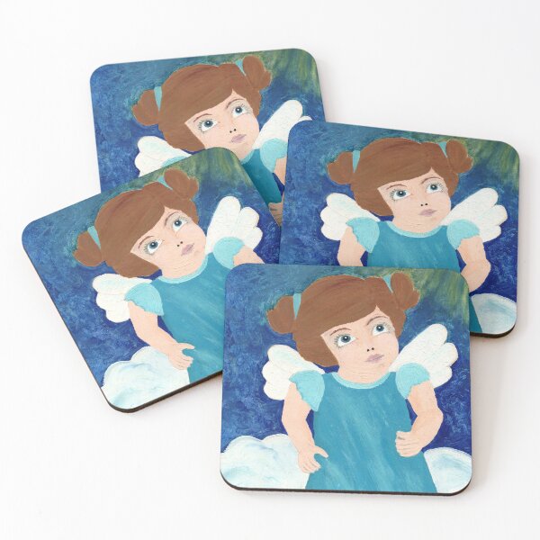Item preview, Angel in a blue dress designed and sold by Sandra  Steinke.