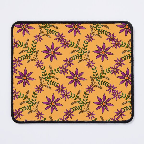 Item preview,  Floral Pattern with orange background  designed and sold by ashu-art-.