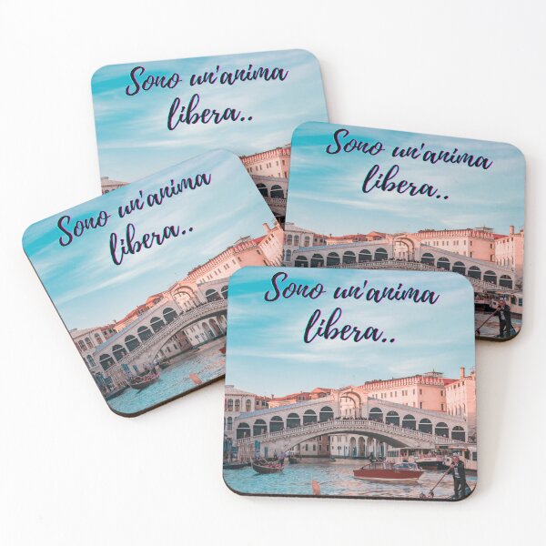 Item preview, I am a free soul - popular Italian quotes theme gifts  designed and sold by RebelliousRosee.