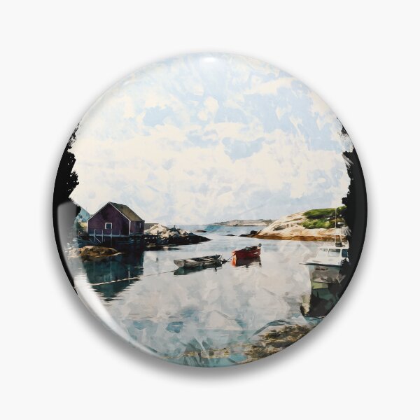 Item preview, Nova Scotia Canada city watercolor designed and sold by chrlalexandru.