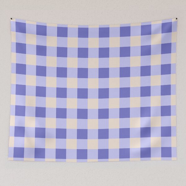Item preview, Peri Purple Gingham Plaid Pattern designed and sold by lucybrownlane.