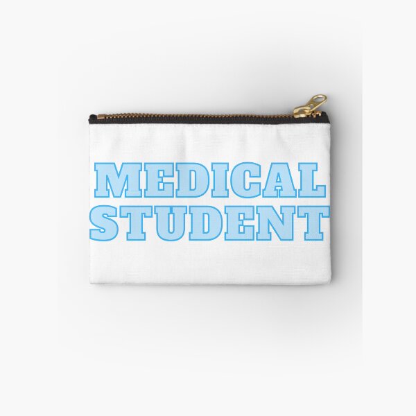 Item preview, Pastel blue medical student typography design designed and sold by Holly-berry-art.