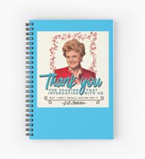 Jessica Fletcher Doesn't Need Your Input Spiral Notebook