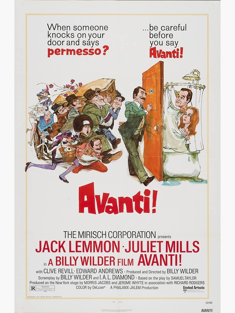 Disover Avanti! Movie Poster Premium Matte Vertical Poster