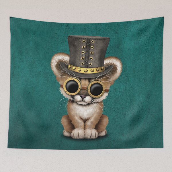 Item preview, Steampunk Baby Cougar Cub  designed and sold by JeffBartels.