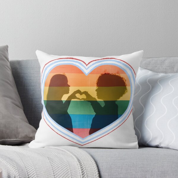 Item preview, Pride Lesbian Love Sticker Heart designed and sold by trendingatees.