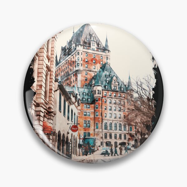 Item preview, Quebec Canada city watercolor designed and sold by chrlalexandru.