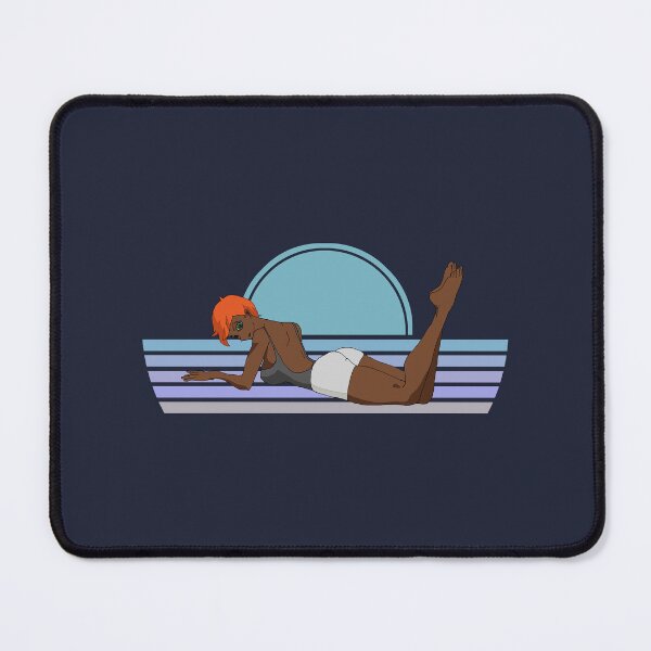 Item preview, Ginger Hair Girl And Retro Sunset designed and sold by Chubuter.