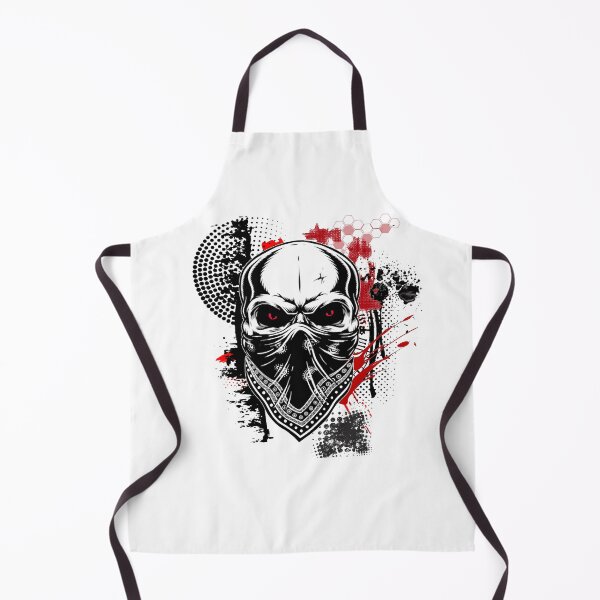 Item preview, Skull Mask Trash Polka Art Graphic Red Eyes Skull designed and sold by urban-design.