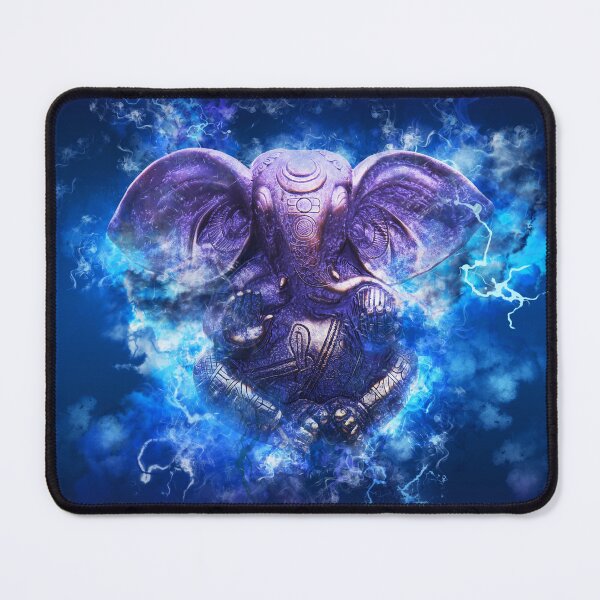 Item preview, Lord Ganesh Ganapati Modern Vinayaka Hindu God Elephant designed and sold by tanabe.