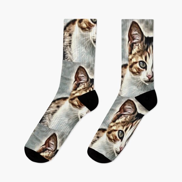 Item preview, Digital portrait of a cute kitten designed and sold by thalasson.