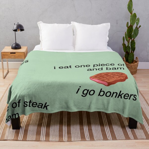 Item preview, i eat one piece of steak and go bonkers designed and sold by LunaMosciski.