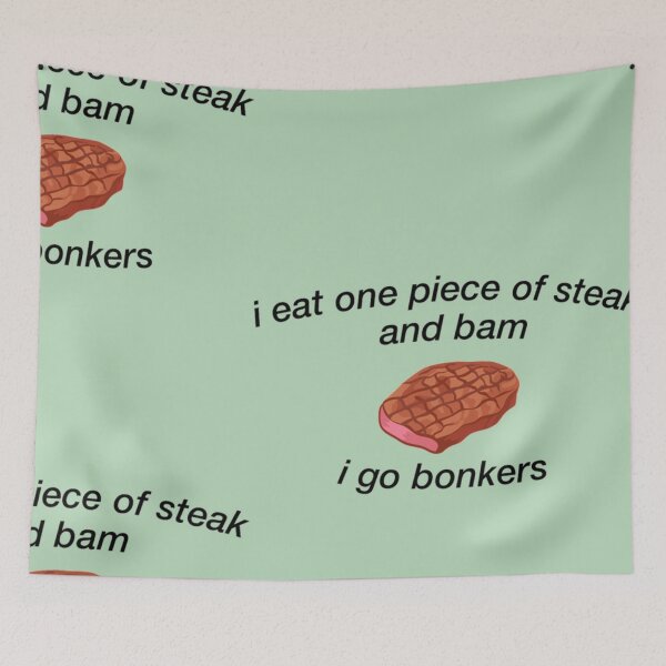 Item preview, i eat one piece of steak and go bonkers designed and sold by LunaMosciski.