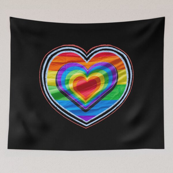 Item preview, Pride Sticker Heart designed and sold by trendingatees.