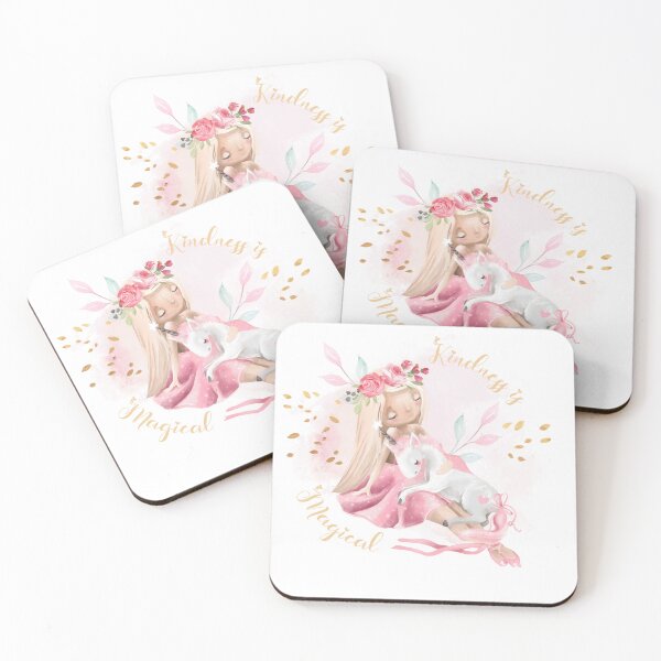 Item preview, Kindness is Magical Pink Unicorn and Ballerina designed and sold by Paulele.