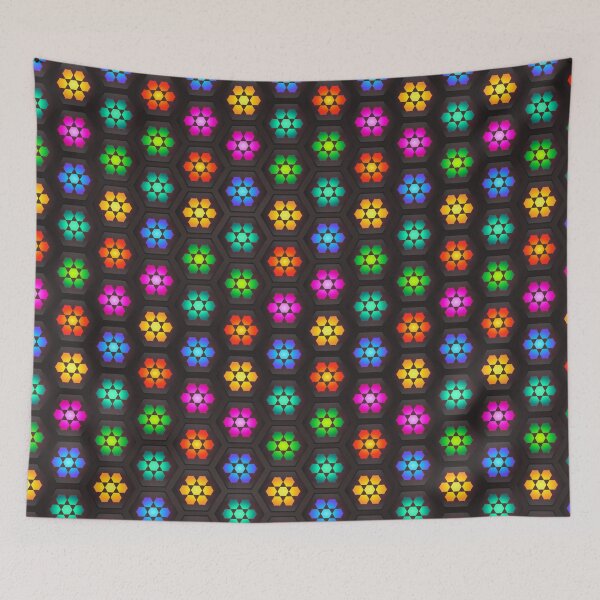 Item preview, Colorful background floral Pattern designed and sold by DigitalChickHub.