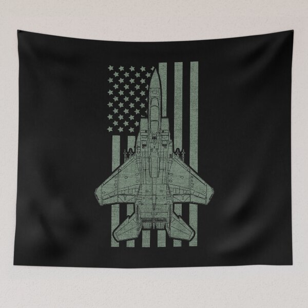 Item preview, F-15 Strike Eagle US Jet Fighter USA Military Aircraft #2305 designed and sold by Rare-Militia.