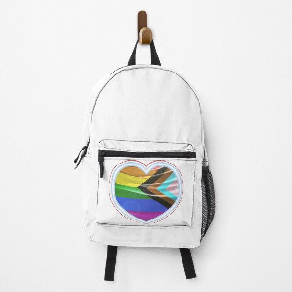 Item preview, Pride Flag Sticker Heart designed and sold by trendingatees.