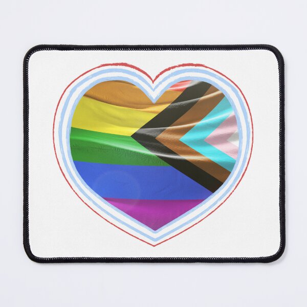 Item preview, Pride Flag Sticker Heart designed and sold by trendingatees.