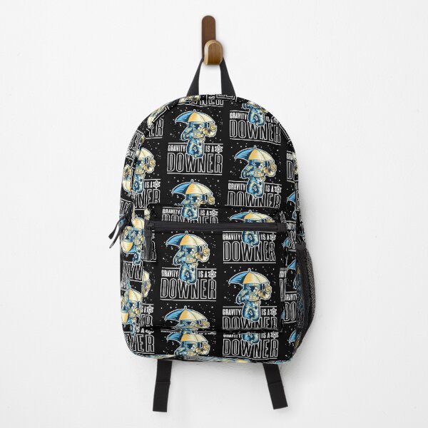 Item preview, Gravity is a downer - Spaceman holding an umbrella designed and sold by robimerch.