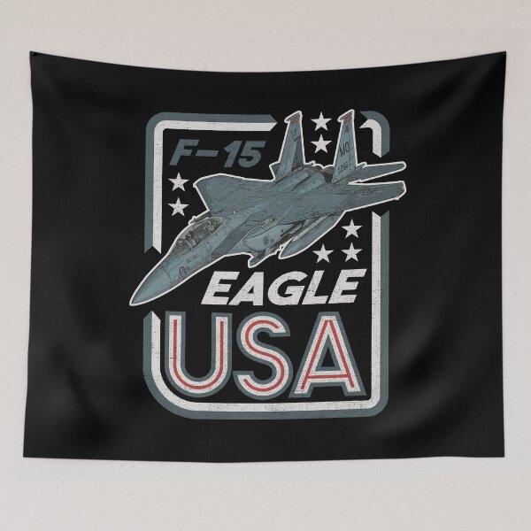 Item preview, F-15 Strike Eagle US Jet Fighter USA Military Aircraft #2301 designed and sold by Rare-Militia.
