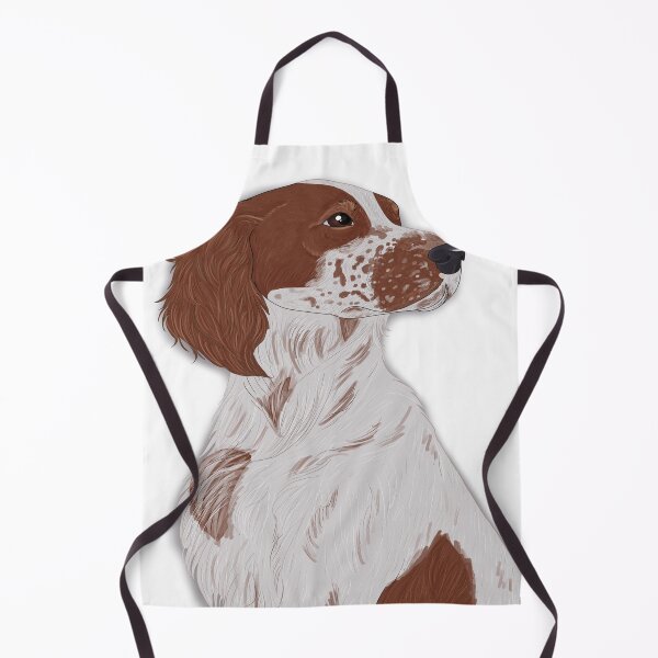 Item preview, Irish red and white setter portrait designed and sold by bestemorskills.