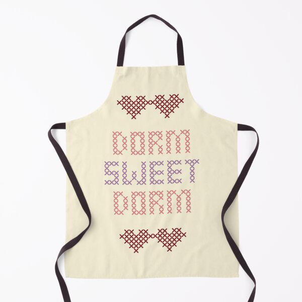 Artikelvorschau, Dorm Sweet Dorm Cross Stitch Hearts College Ästhetik entworfen und verkauft von MarzStudio.