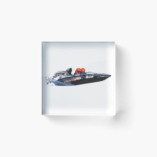 Item preview, Speed Boat CarToon designed and sold by ToonMyRide.