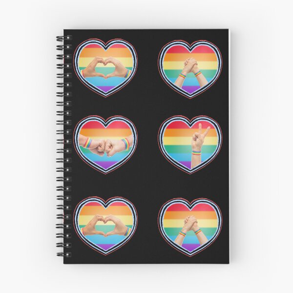 Item preview, Pride Sticker Pack Hearts designed and sold by trendingatees.