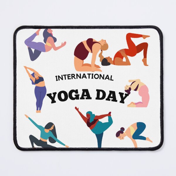 Item preview, International yoga day designed and sold by Jaadueekala.