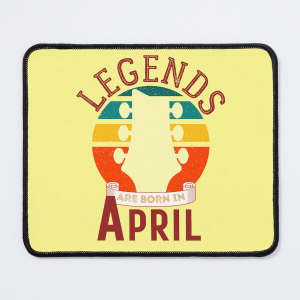 Item preview, Legends Are Born In April Guitarist Birthday Gift designed and sold by 12BarTees.