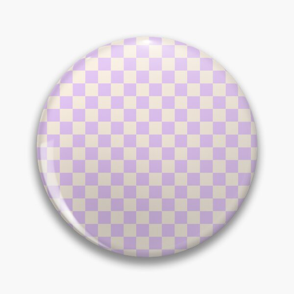 Artikelvorschau, Cremefarbenes Beige und Lavendel Checker Checkerboard Minimalist Backdrop Pattern entworfen und verkauft von MarzStudio.