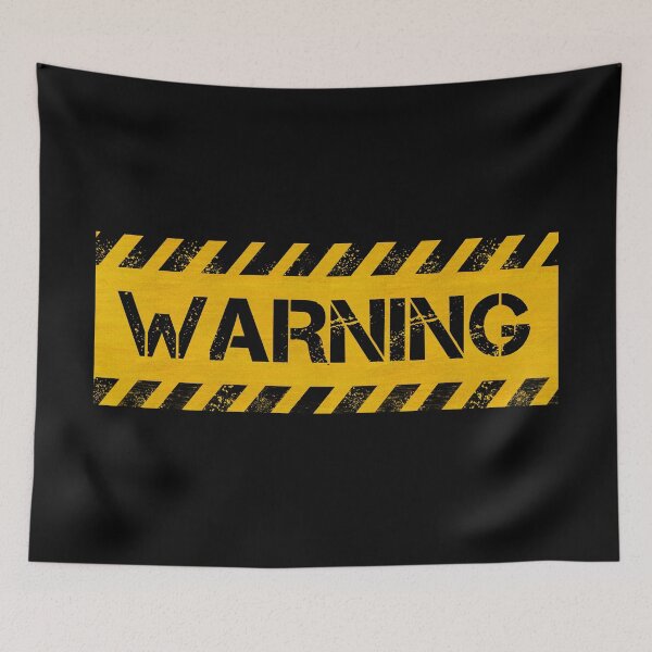 Item preview, Warning designed and sold by CAUTION SHOP.